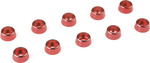 Podložka pre valc. hlavu M2.5/7mm hliník červená (10)