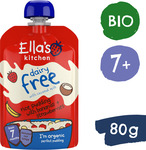 Ella's Kitchen BIO Nemliečny ryžový nákyp s banánmi a jahodami (80 g)
