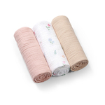 BABYONO Plienky mušelínové Super Soft 3 ks, Pink 70 x 70 cm