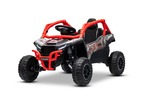 Elektrické autíčko Kawasaki TERYX KRX 1000 12V, červené, jednomiestne, odpružená zadná náp