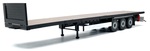 1:24 Príves plachtový -1:24 TRANSPORT TRAILER BLACK - SOLIDO - S2400506