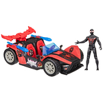HASBRO - Spider-Man Venomversus Miles Figur mit Fahrzeug