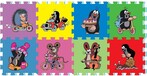 Penové puzzle krtko 30x30 8ks