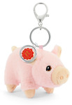 Keeleco Llavero para Bolsa Cerdo Rosa 12 cm