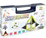 SUPERMAG magnetická stavebnica Technicolor 50ks