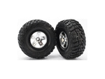Traxxas koleso 2.2/3.0", disk SCT saténový-čierny, pneu Kumho (2) (2WD predný)