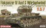 Maquette char 6926 - Flakpanzer IV Ausf.G "Wirbelwind" Production Précoce (2 en 1) (1:35)