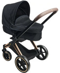 Passeggino Cybex Black 3 v1 per bambole 36-42 cm