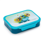 Caja para almuerzo con compartimentos crazy animals caracol