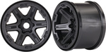 Traxxas disk 3.8" čierny, 17mm drážkovaný (2)