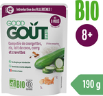 Good Gout BIO Škampi z rižou, bučko in kokosovim mlekom (190 g)