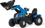 Rollytoys Šilapací traktor Farmtrac NH s predným nakladačom