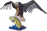 Woodcraft Drevené 3D puzzle Orol