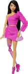 Barbie deluxe modelka - Šaty s ružou
