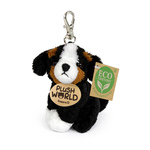 Portachiavi in peluche / ciondolo cane bovaro del bernese 9 cm ECO-FRIENDLY PLUSH WORLD