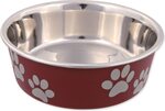 Miska Trixie nerezová, plastový povrch 12cm 250ml