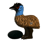EUGY Emu 3D puzzle di cartone