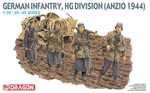 Model Kit figurák 6158 - NÉMET GYALOGOS HG DIV ANZIO 1944 (1:35)
