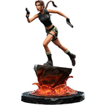 Tomb Raider - Statue Miniature - Lara Croft : Le Sanctuaire de la Flamme