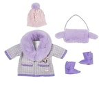 Baby Annabell Conjunto de invierno con piel, 43 cm