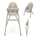 KINDERKRAFT Столче за хранене Dinnly 2в1 Бежово