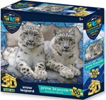 PRIME 3D PUZZLE - GES Snežné leopardy 100 dielikov