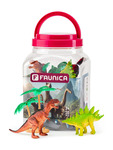 Tierspielfiguren Set in Mega Tube - Dinosaurier, 30 Figuren