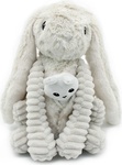 Ptipotos Plüschhase Toudou grau - Mama mit Baby