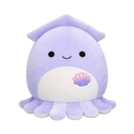 SQUISHMALLOWS Fialový kalmár - Stacy, 13 cm