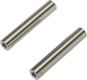 Axial závitová trubička 6x33mm hliník sivá (2)