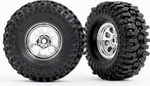 Traxxas rueda 1.0", disco cromado, neumático Mickey Thompson Baja Pro Xs (2)