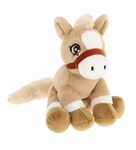 Keel Toys SE3496-3 Keeleco Pony marrone – giocattolo in peluche ecologico 22 cm