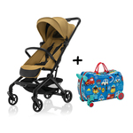 Sportovní kočárek Jet + kufřík Pack&amp;Ride Zdarma, Kodi Bronze