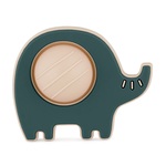 PETITE&amp;MARS Hračka silikónová Elephant Edwin Misty Green 6m+