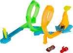 Mattel Hot Wheels Neon Speeder Doppel-Loop Doppelschleife