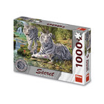 Puzzle Biele tygre 1000 dielikov secret collection