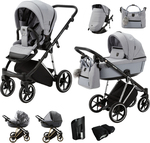 ADAMEX Kočík kombinovaný Belissa Special Edition Grey/Silver