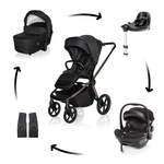 Kolica Move Cross 5X + autosjedalica XM Plus i-Size bundle, Quartz Black