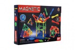 Set de construcție magnetică 77 buc plastic/metal