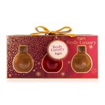 ACCENTRA Set za kupanje Body Luxury u kutiji Božićni cvijet 3x 60ml