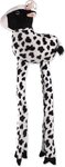 Giocattolo Dog Fantasy Jumbo mucca squeaker e fruscio 90cm