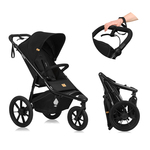 Lionelo Kočík športový Azura Black Onyx
