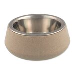 Miska Dog Fantasy nerez EcoStyle béžová 14cm, 480ml