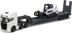 Maisto - Mini pracovné stroje, Sada veľkého ťahača, Scania 770S, Bobcat T590 G
