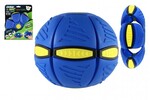 DiskMíč - Hoď disk, chyť loptu! plast 22cm modrá