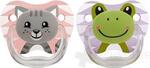 Dr.Browns PreVent cum 0-6m 2 Stück ZOO rosa und lila
