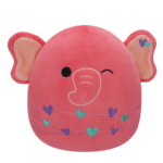 SQUISHMALLOWS Ružový slon - Kyla, 13 cm