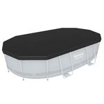 Bestway 58425 Krycia plachta oválna 427 x 250 cm, čierna