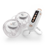 KINDERKRAFT Extractor de leche materna Double Hands-free Gentle Flow Gold