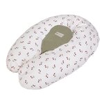 Cuscino gravidanza e allattamento Multirelax 3 in 1 Polycotton, Cherry